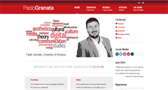 Desktop Screenshot of paologranata.it